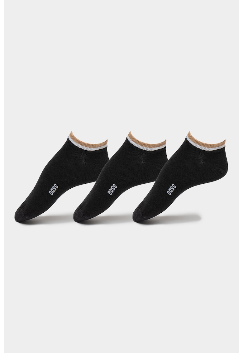 Set de sosete scurte din amestec de bumbac - 3 perechi