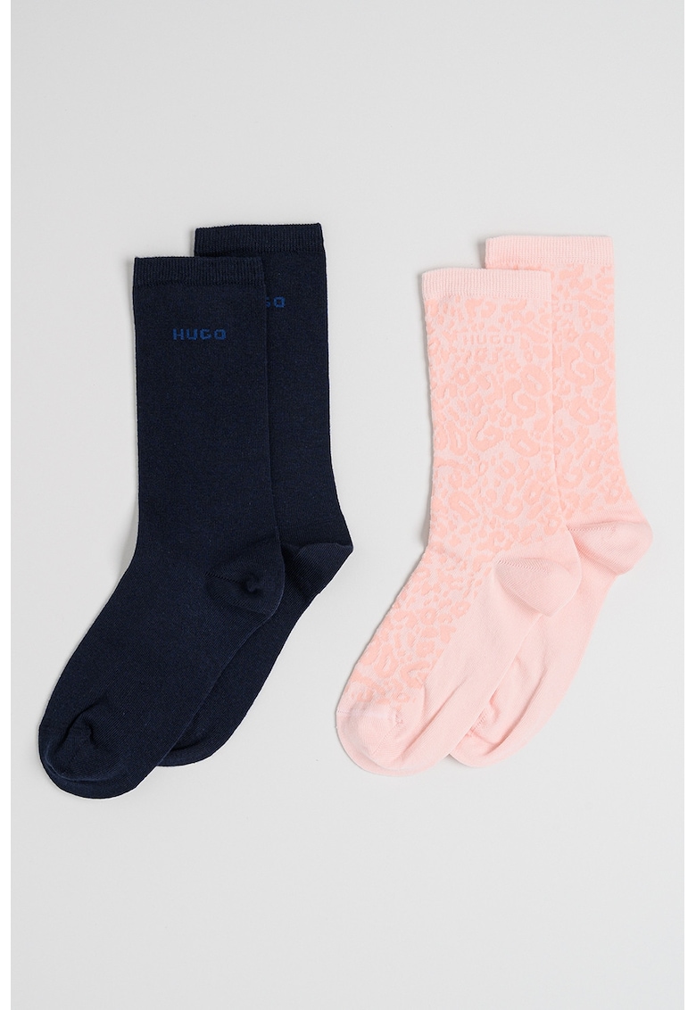 Set de sosete lungi din amestec de bumbac - 2 perechi