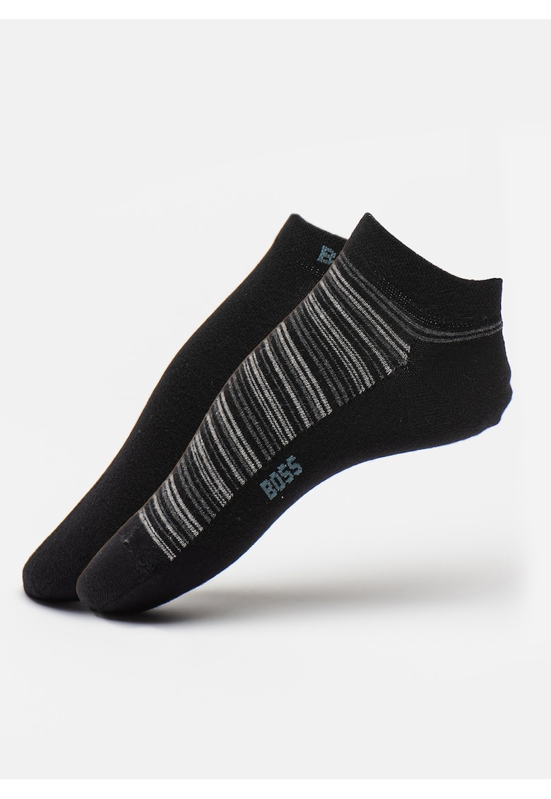 Set de sosete pana la glezna cu logo - 2 perechi