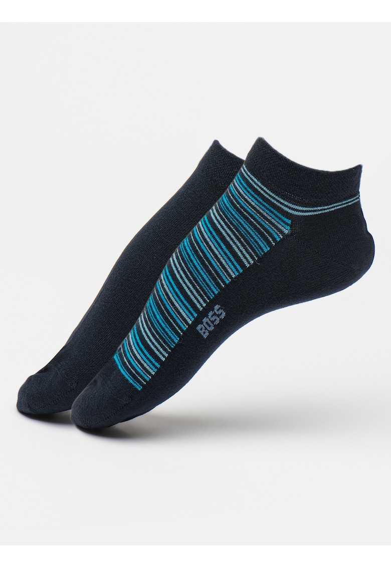 Set de sosete pana la glezna cu logo - 2 perechi