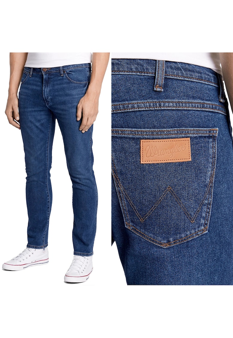 Blugi Wrangler albastru închis