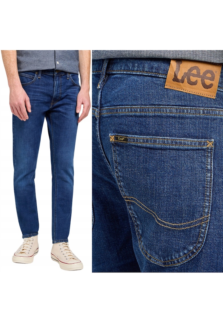 Jeans barbati Luke slim tapered - ciemnoniebieski - W32 L34