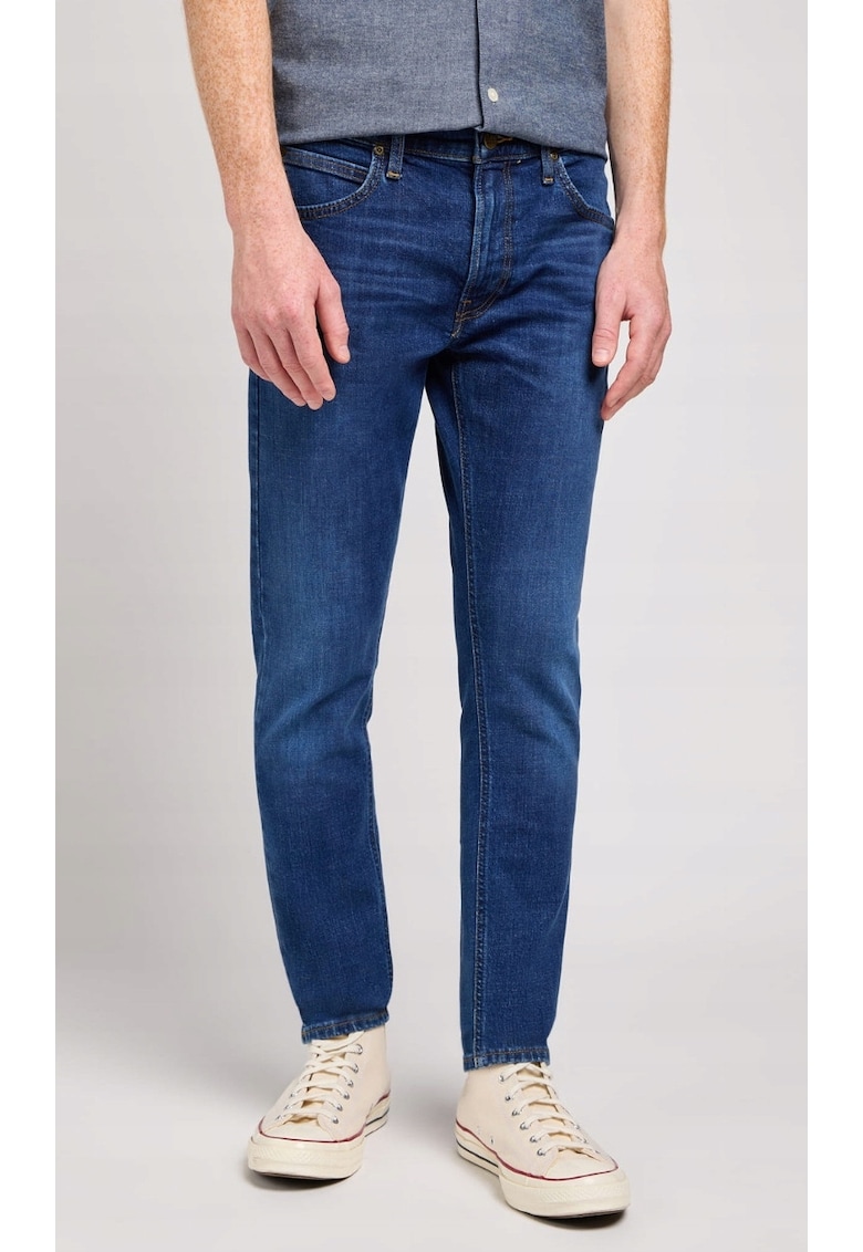 Blugi Luke - slim tapered - bleumarin - bumbac elastic