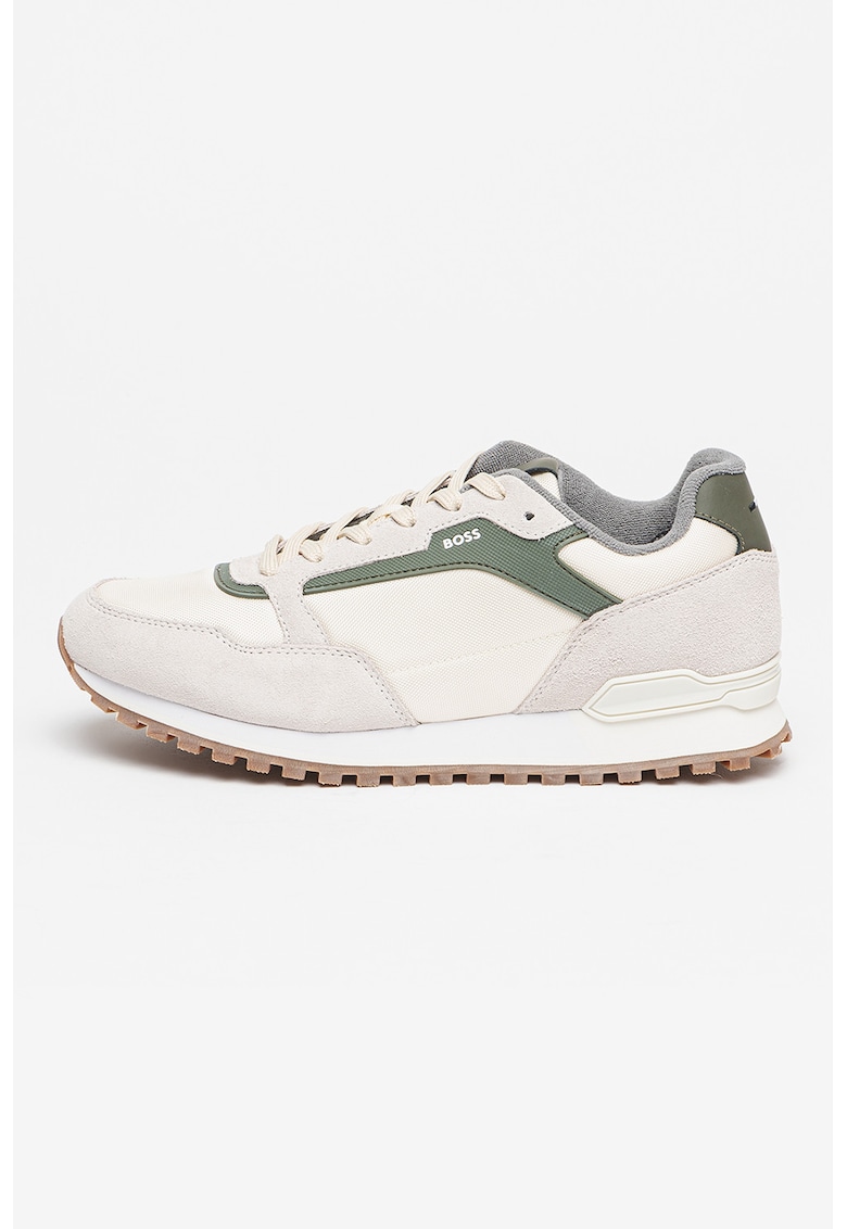 Pantofi sport cu insertii de piele intoarsa Parkour Pantofi sport cu insertii de piele intoarsa Parkour