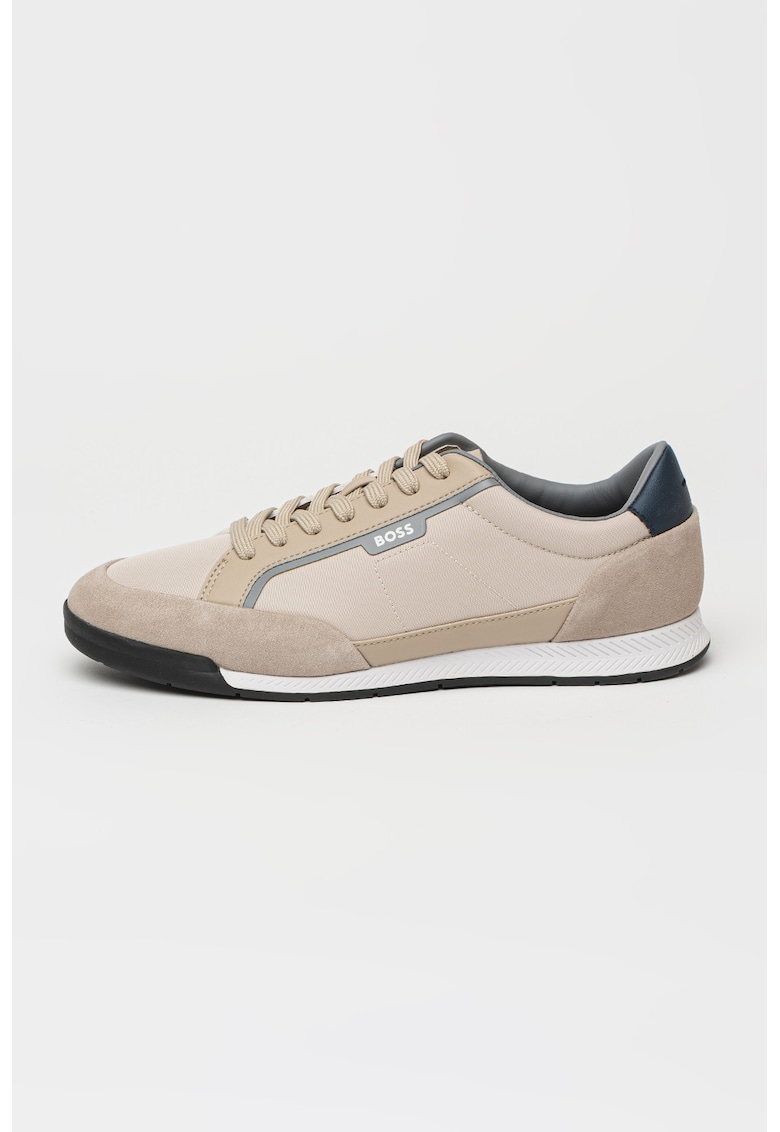 Pantofi sport de piele intoarsa si material textil Nitan Pantofi sport de piele intoarsa si material textil Nitan