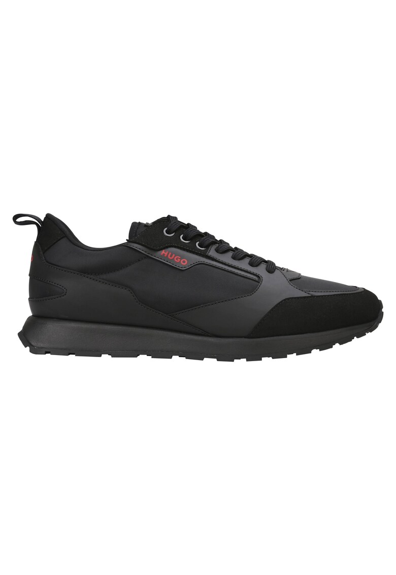 Pantofi sport low-cut cu logo - Negru stins