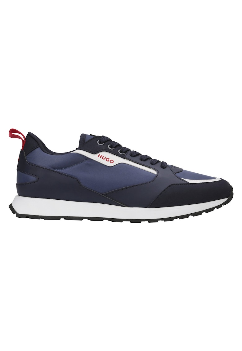 Pantofi sport low-cut cu logo - Albastru