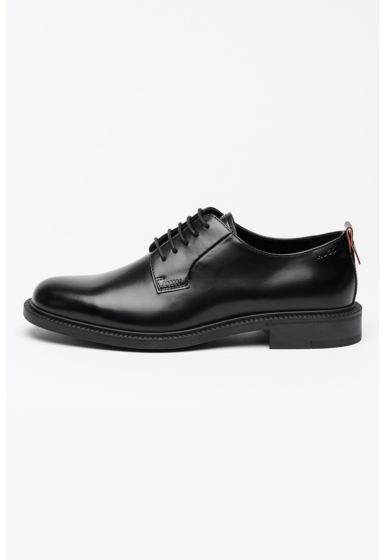 Pantofi derby de piele Lysander - Negru