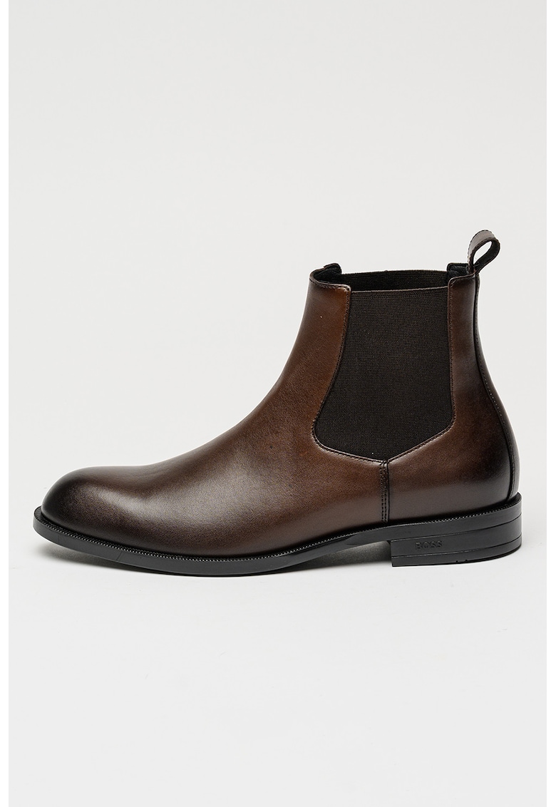 Ghete Chelsea de piele Tayil - Maro cognac