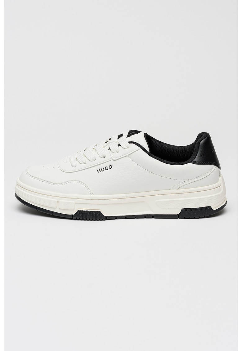 Pantofi sport uni de piele ecologica Yarrow - Alb