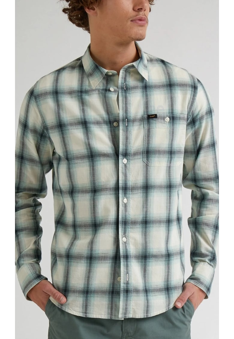 Camasa Leesure - model bumbac - Verde