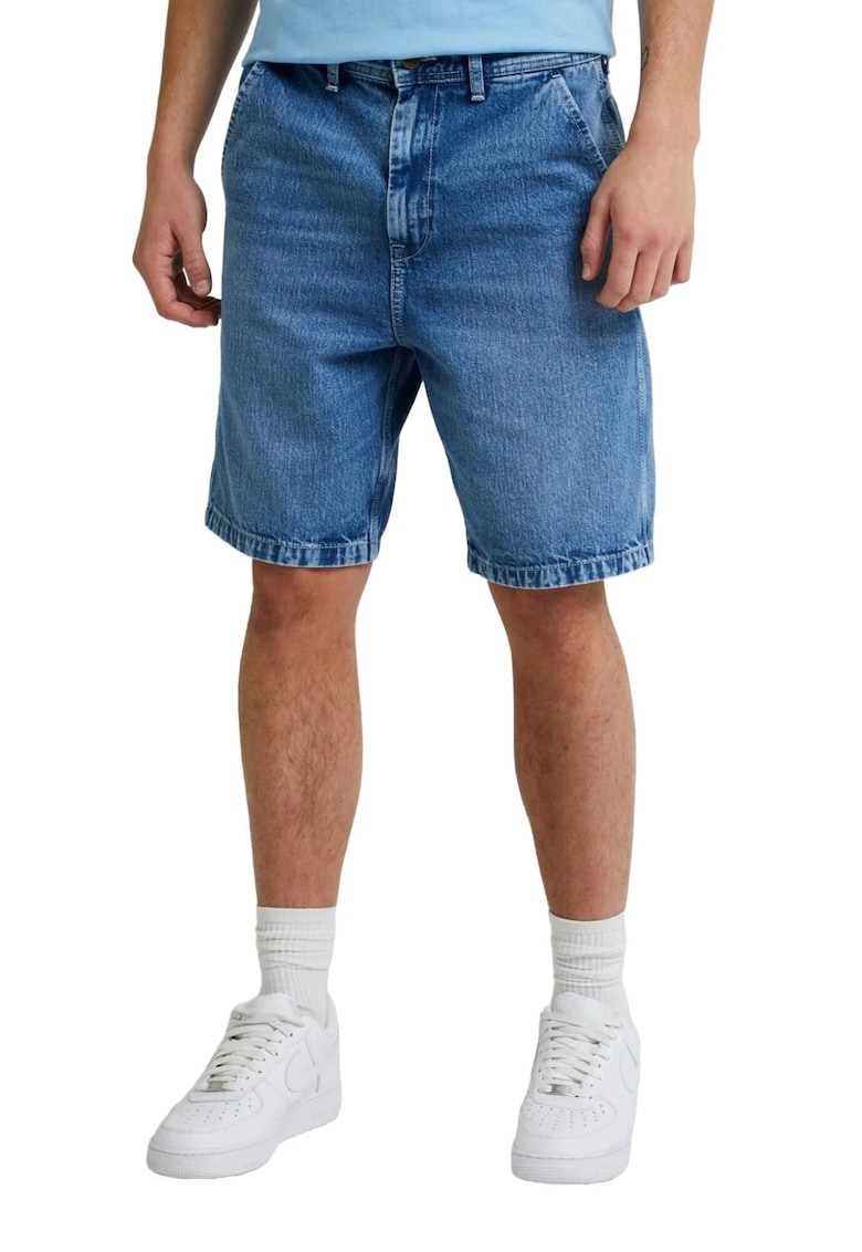 Blugi scurti barbati Bumbac - Albastru - Albastru