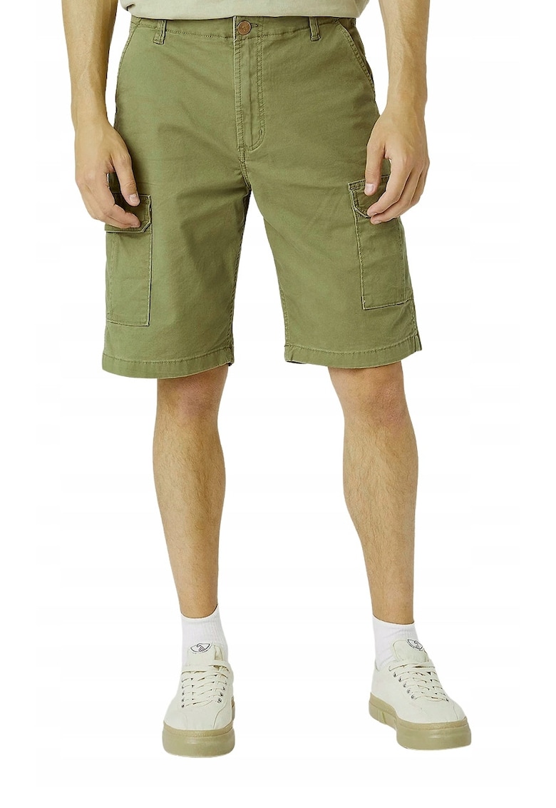 Pantaloni barbati bumbac/elastan - verde - Verde