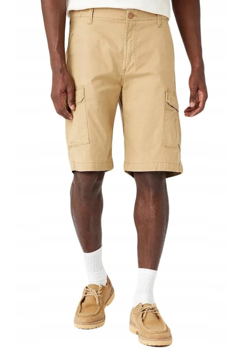 Pantaloni scurti barbati W1C3CGC10 - Bumbac/Elastan - Bej