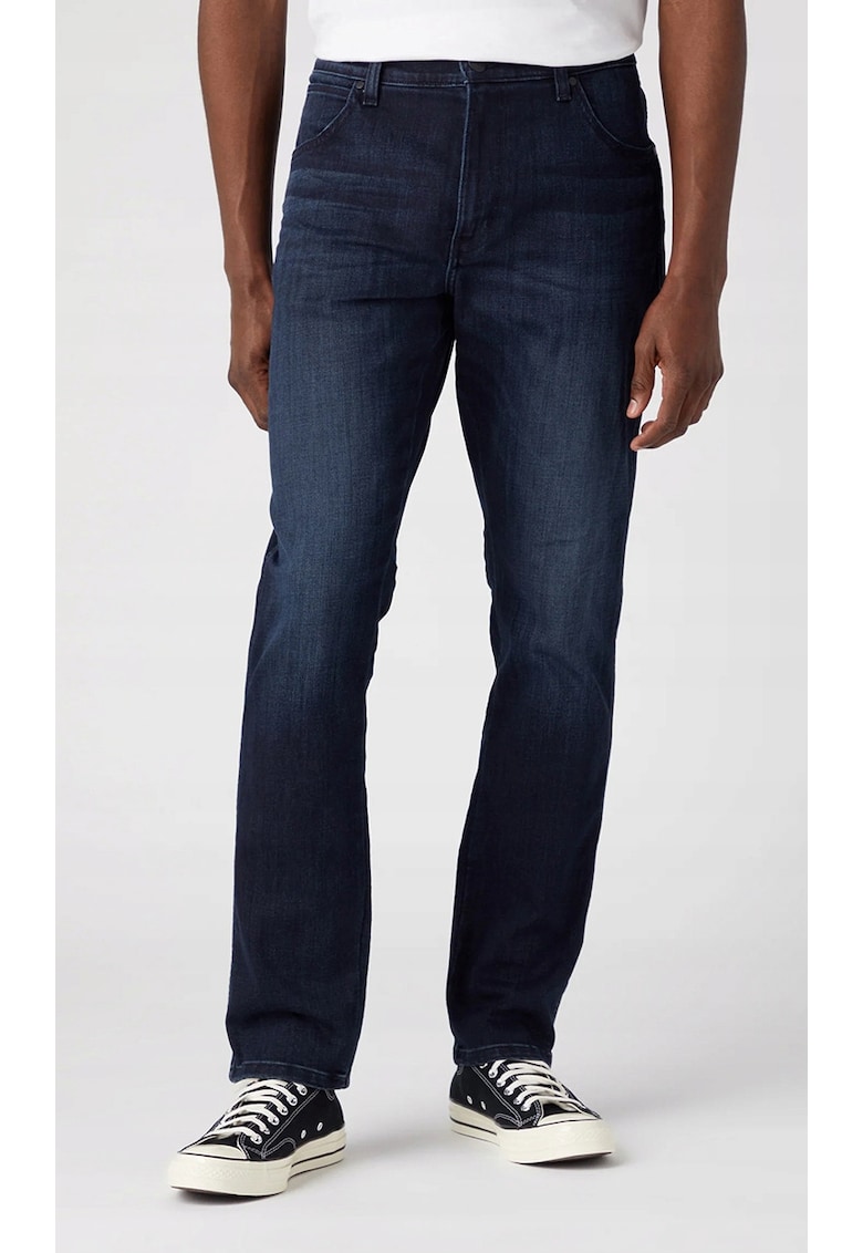 Blugi barbati River - conici - albastru marin - bumbac - colectia We Care