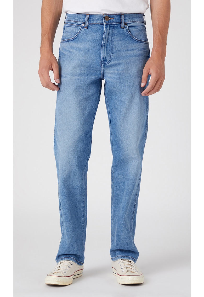 Blugi Frontier - bumbac/poliester/elastan - albastru