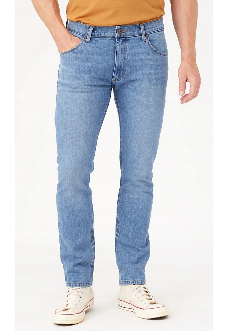 Blugi slim barbati bumbac/elastan - albastru deschis -
