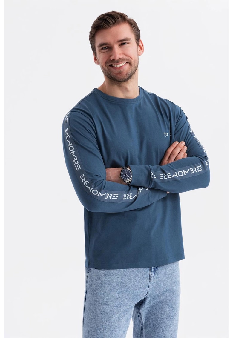 Bluza regular fit cu imprimeu logo