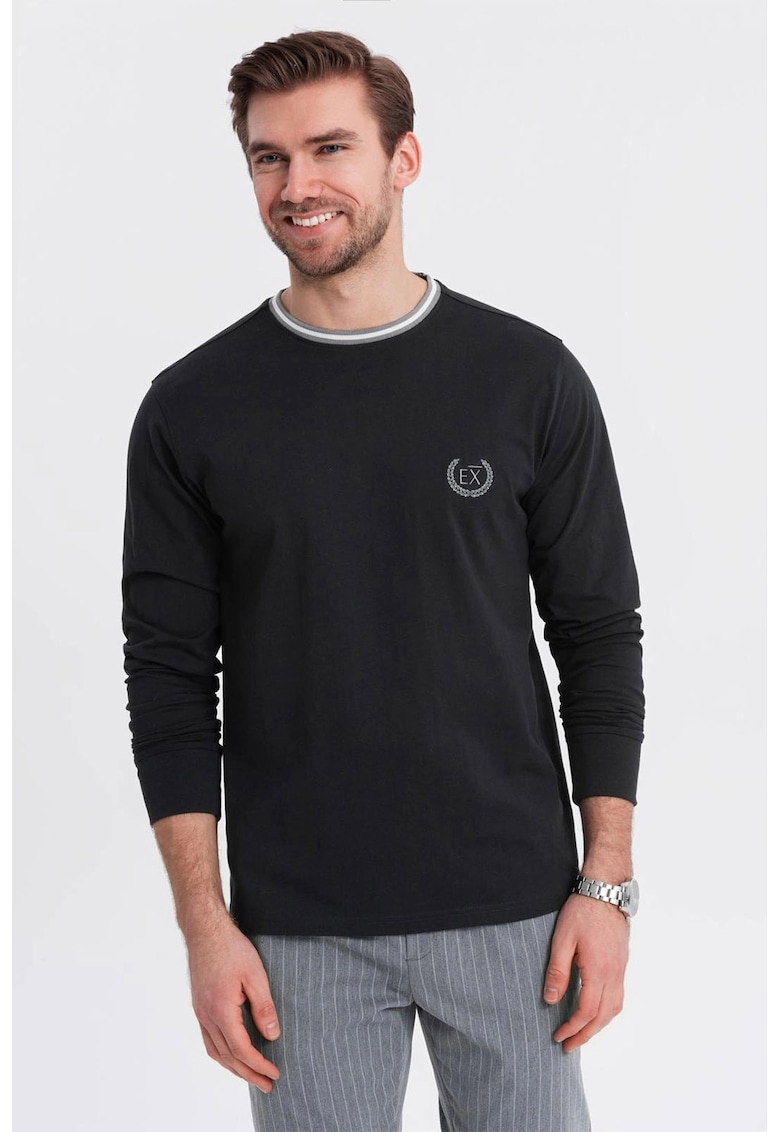 Bluza de bumbac cu logo