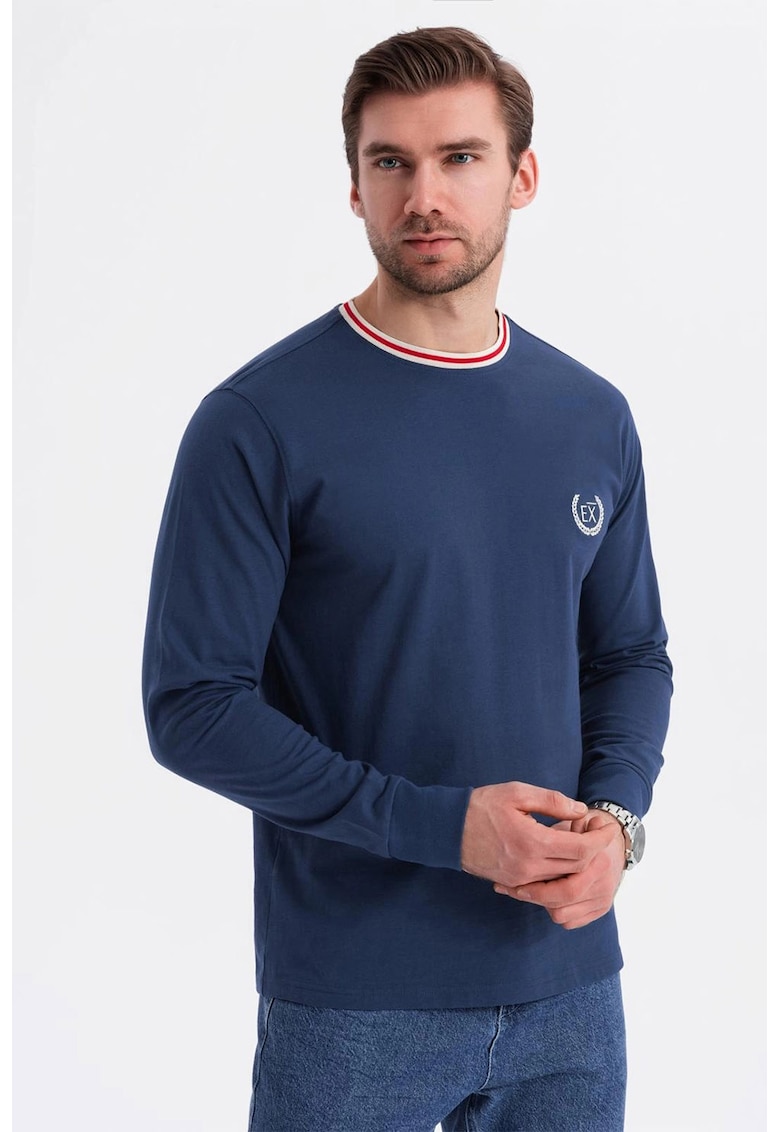 Bluza de bumbac cu logo