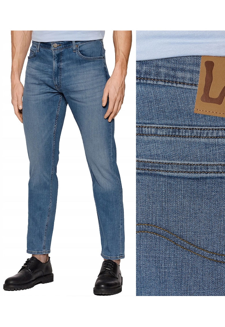 Blugi bărbați Rider Slim - bumbac organic - albastru uzat