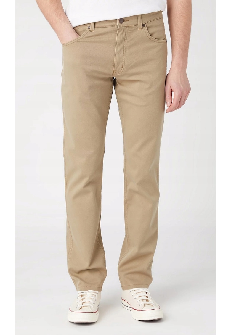 Pantaloni barbati Greensboro - gri plumb - material elastic - buzunare nituite -