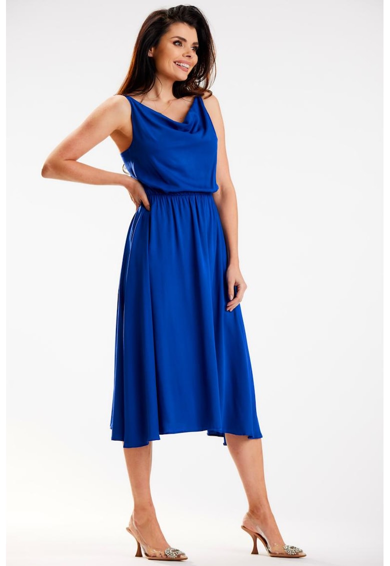 Midi Rochie Fara maneca - Viscoza A579