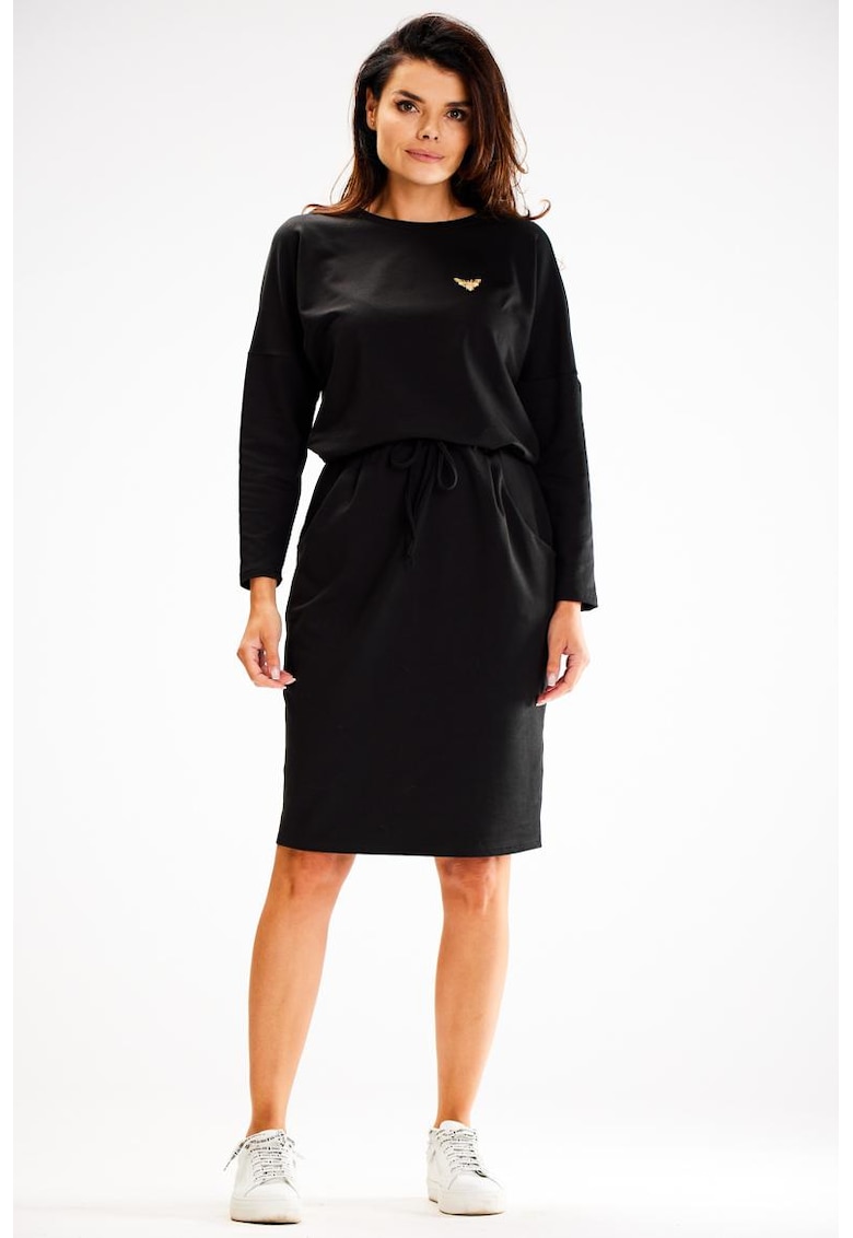 Scurta Rochie Maneca lunga - La baza gatului A606