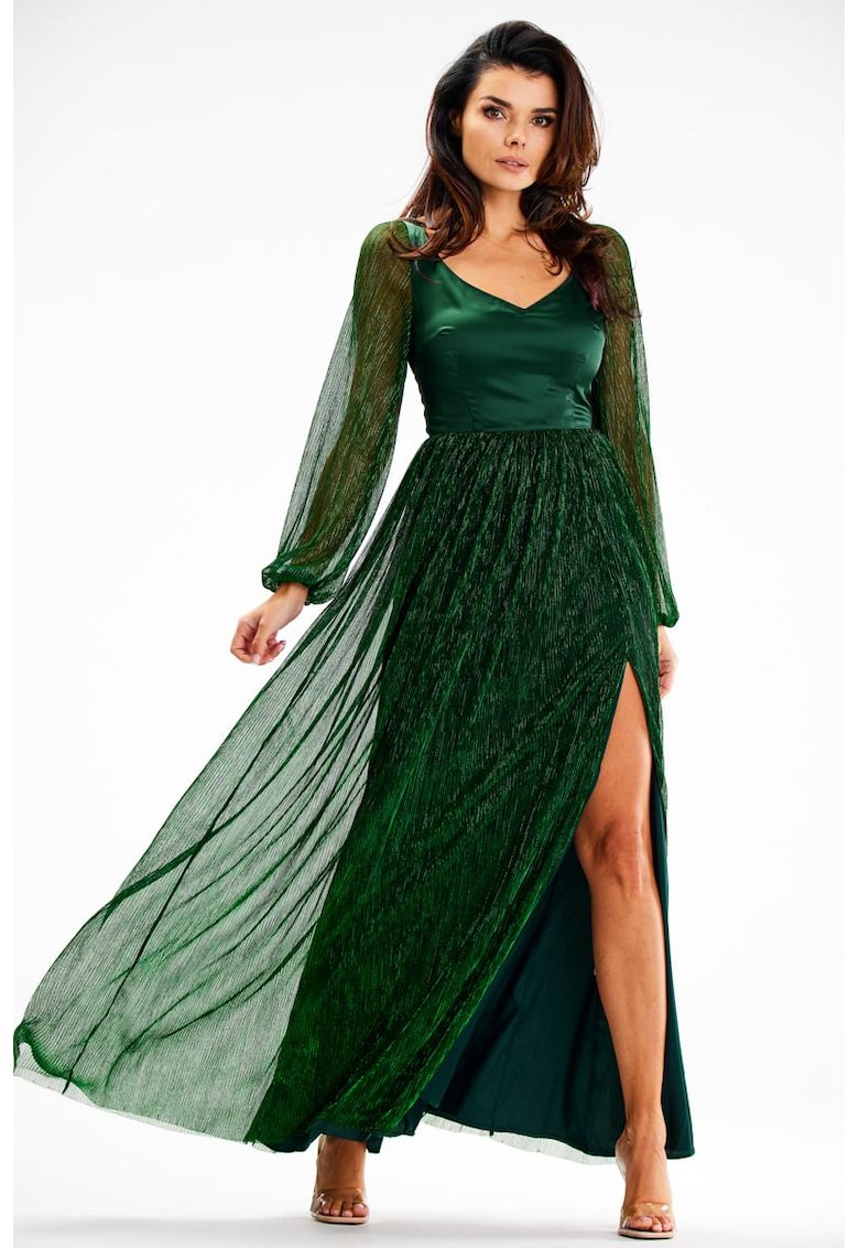 Lunga Rochie Maneca lunga - Elegant A626