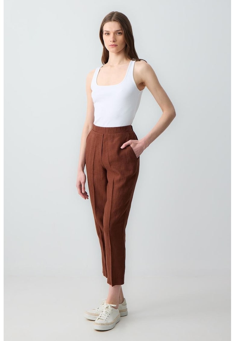 Pantaloni crop de in