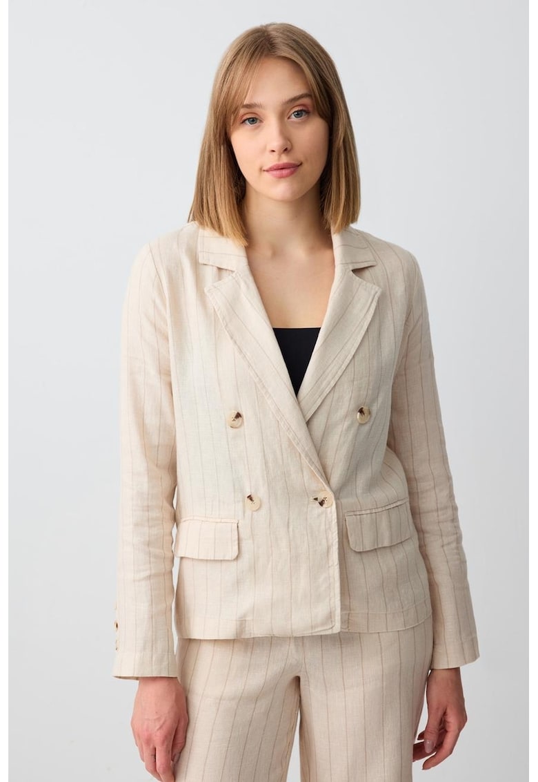 Sacou uni de in - Bej deschis