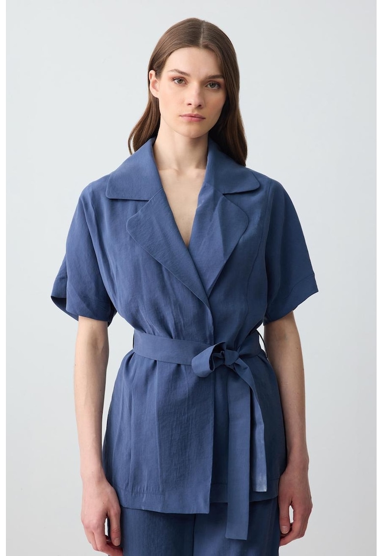 Sacou petrecut din amestec de modal