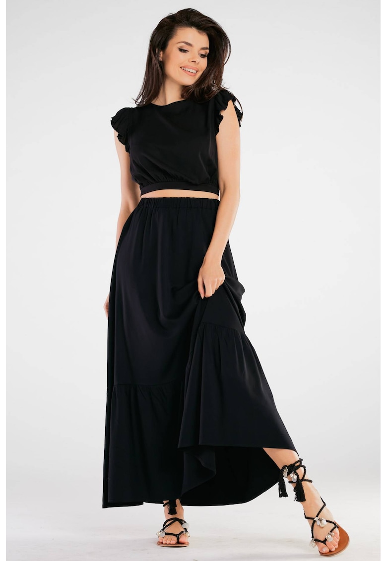 Bluza Maneca scurta Viscoza Casual A429 Bluza Maneca scurta Viscoza Casual A429