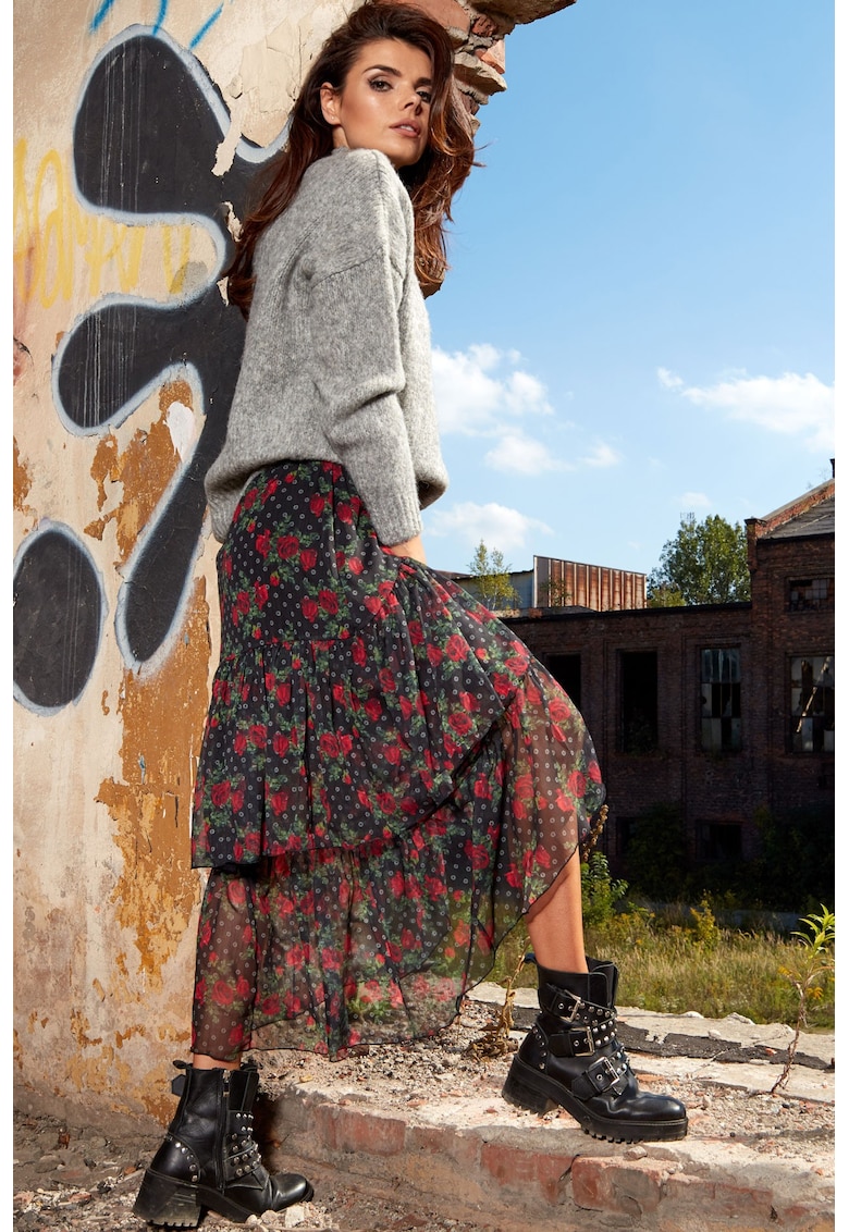 Fusta Midi Floral Casual A331