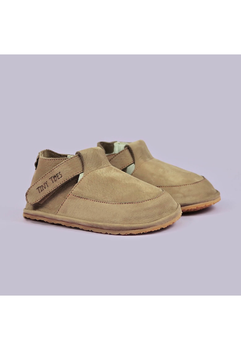 Pantofi Barefoot din piele naturala – Brollo – Bej – Bej Pantofi Barefoot din piele naturala – Brollo – Bej – Bej
