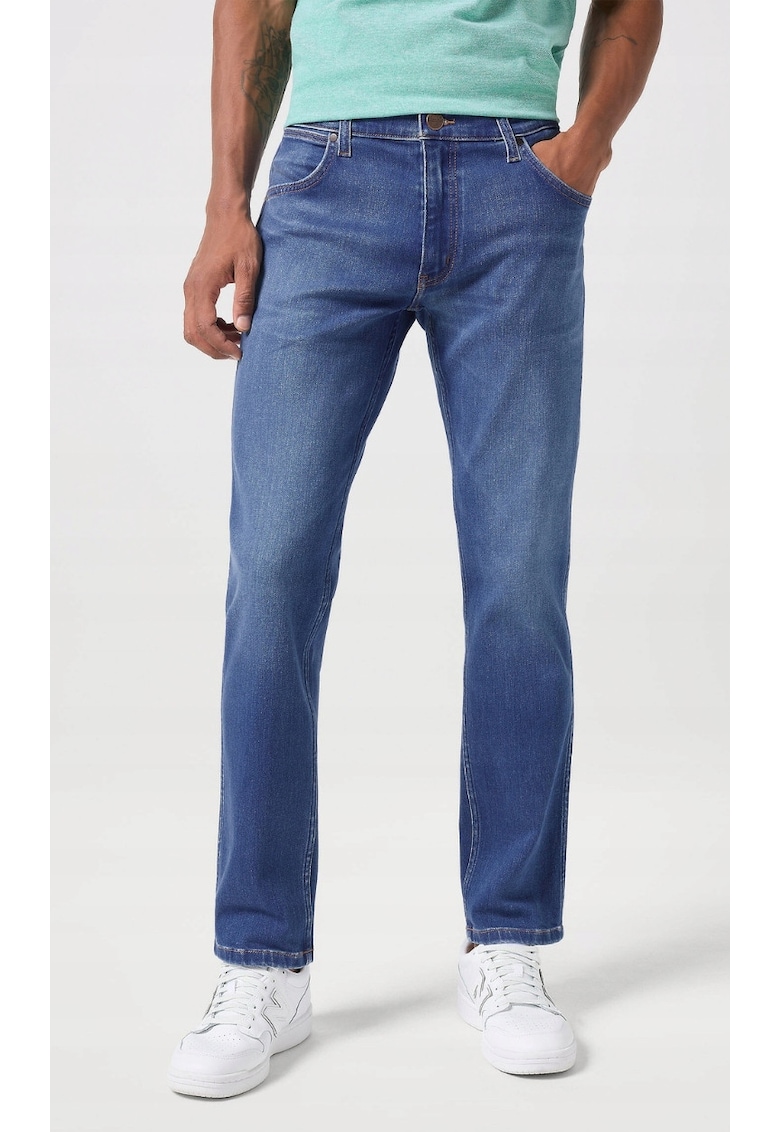 Blugi barbati Greensboro - croiala regulata - elasticitate - albastru rustic - bumbac