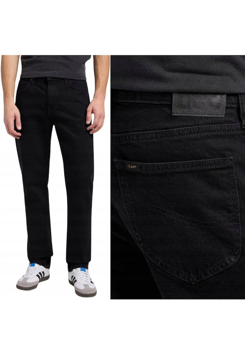 Jeans barbatesti West Relaxed Negru W31 L32 - talie medie - croi lejer