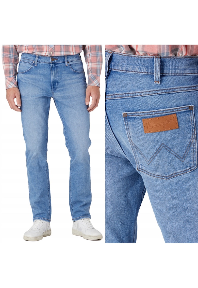Blugi Wrangler 812 Slim Tapered - albastru