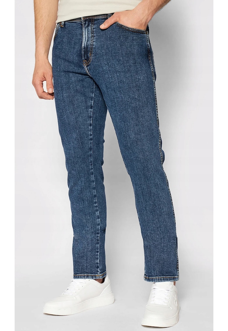 Blugi barbatesti Texas - bumbac/elastan - slim - albastru