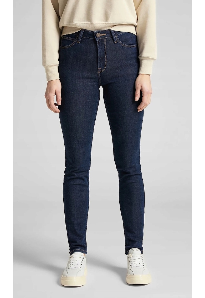 Blugi dama Scarlett - lyocell/poliester/elastan - bleumarin