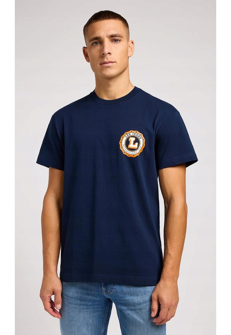 Tricou barbati - Bumbac - Albastru