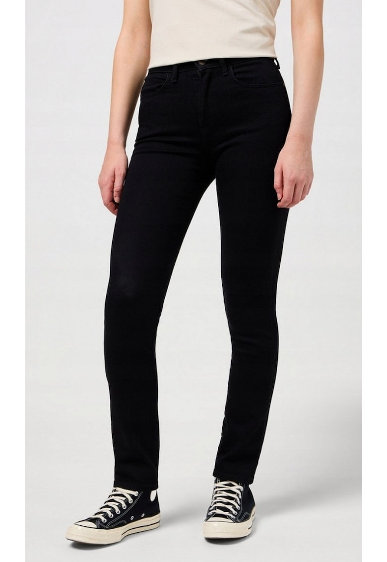 Blugi dama SLIM Noir - bumbac/elastan - negru