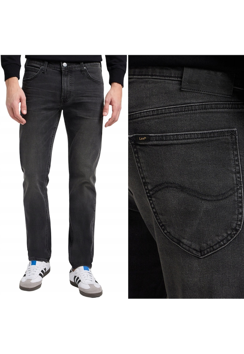 Blugi Daren Drepti - Negru Asfalt - W48 L34