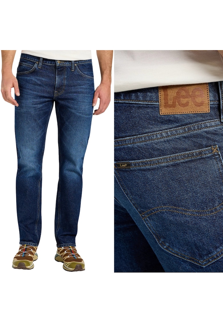 Blugi drepti Daren - albastru L34 - croi regular