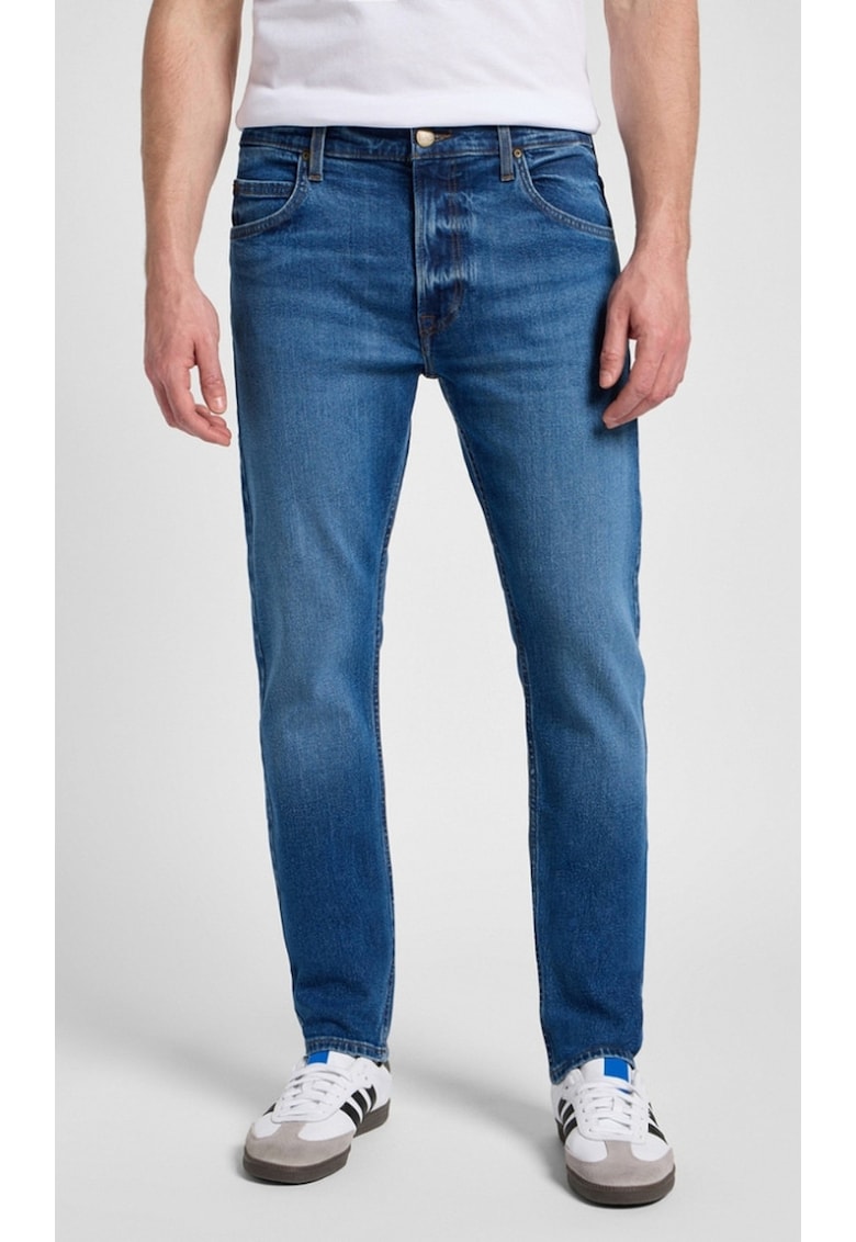 Blugi barbati Rider slim - albastru inchis - elasticitate - colectia INDIGOOD