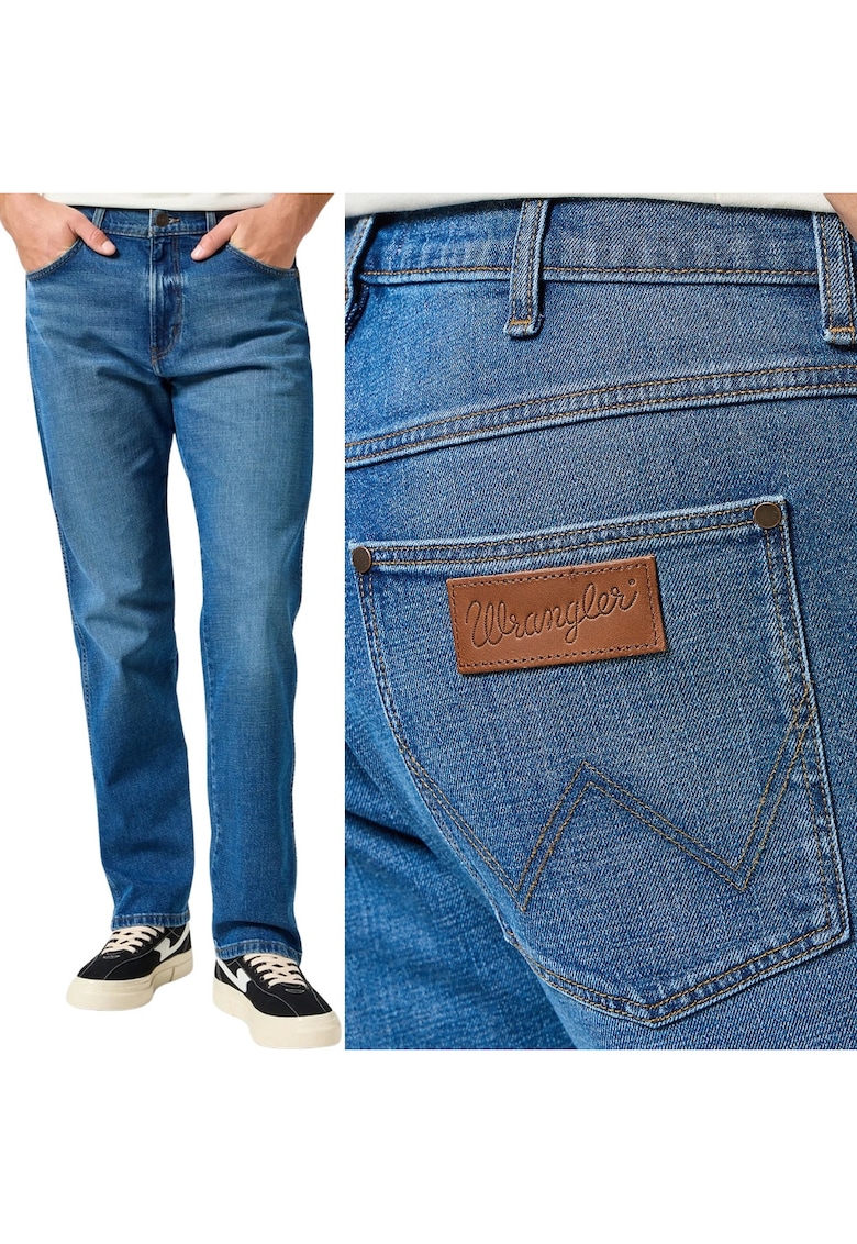 Jeans Frontier 880 - croi relaxat - albastru - Albastru