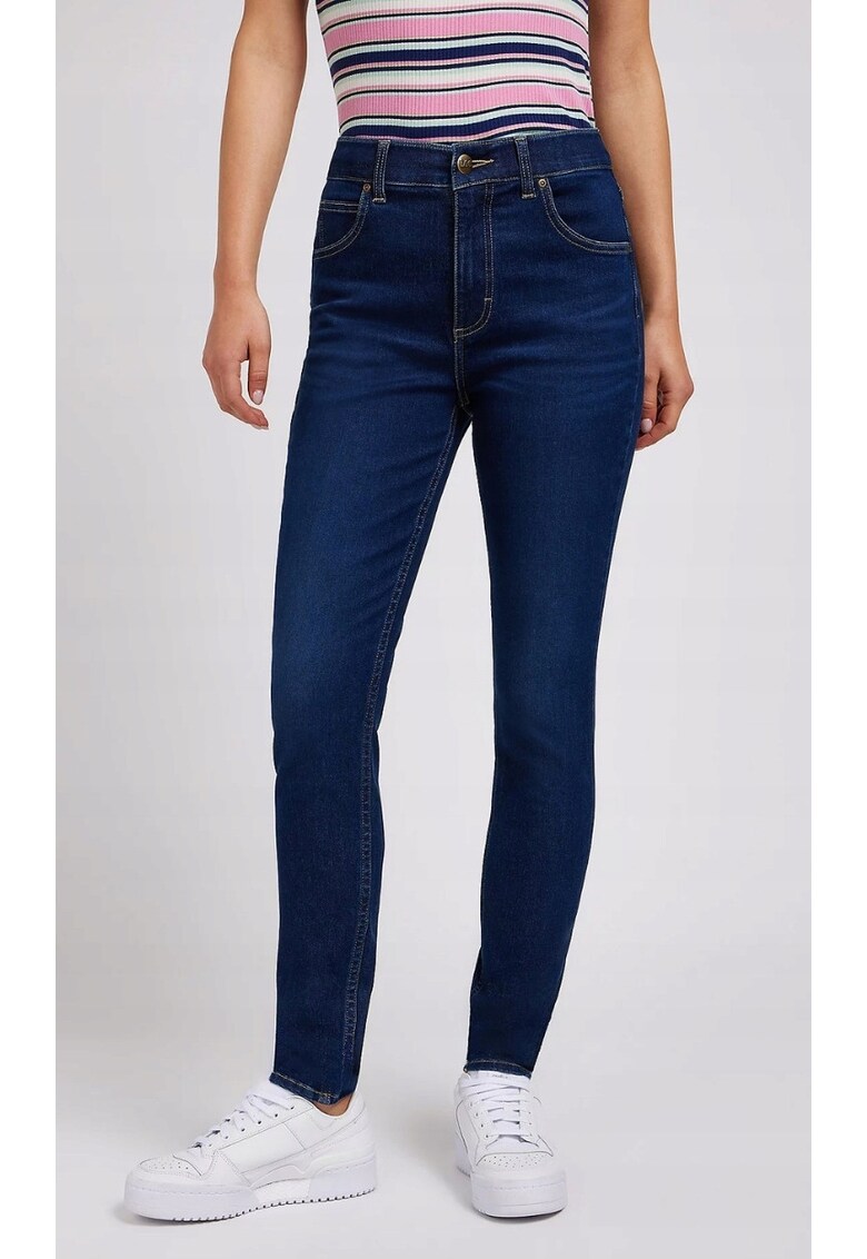 Blugi dama ULC - bumbac/poliester/elastan - bleumarin