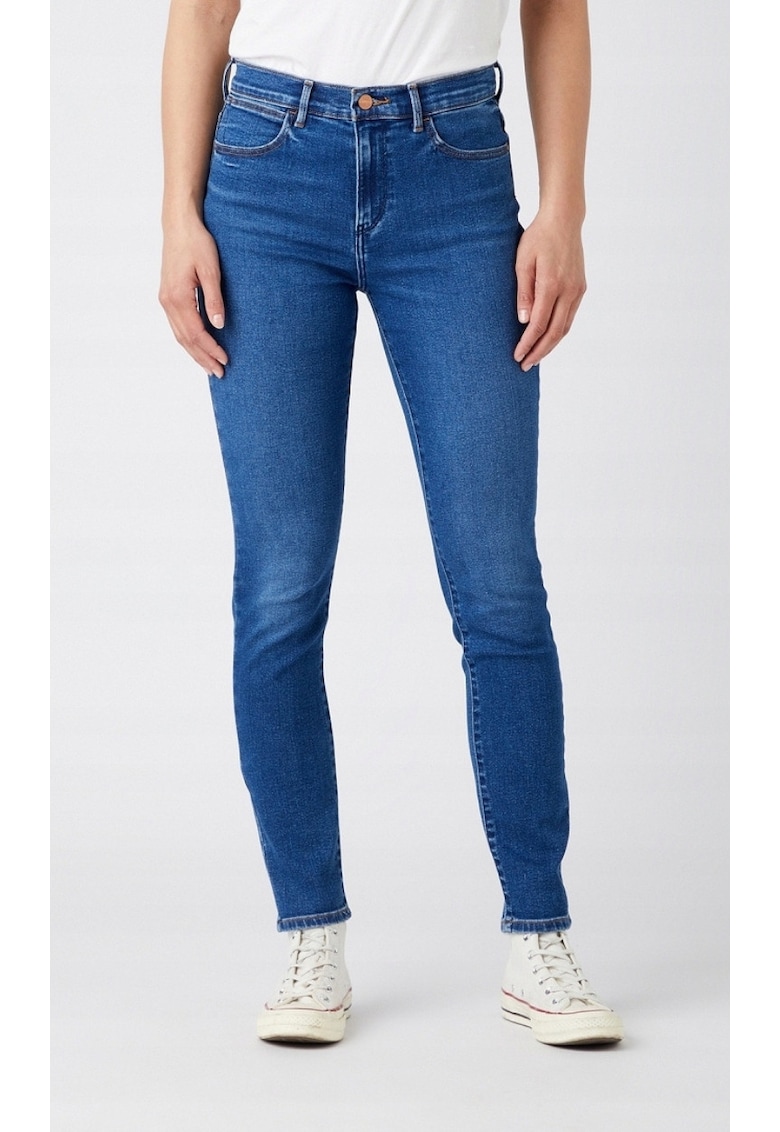 Blugi skinny dama Camelia - bumbac/poliester/elastan - albastru