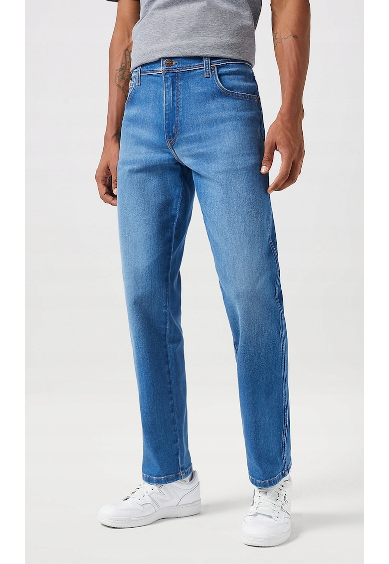 Blugi barbati Texas - albastru inchis - bumbac
