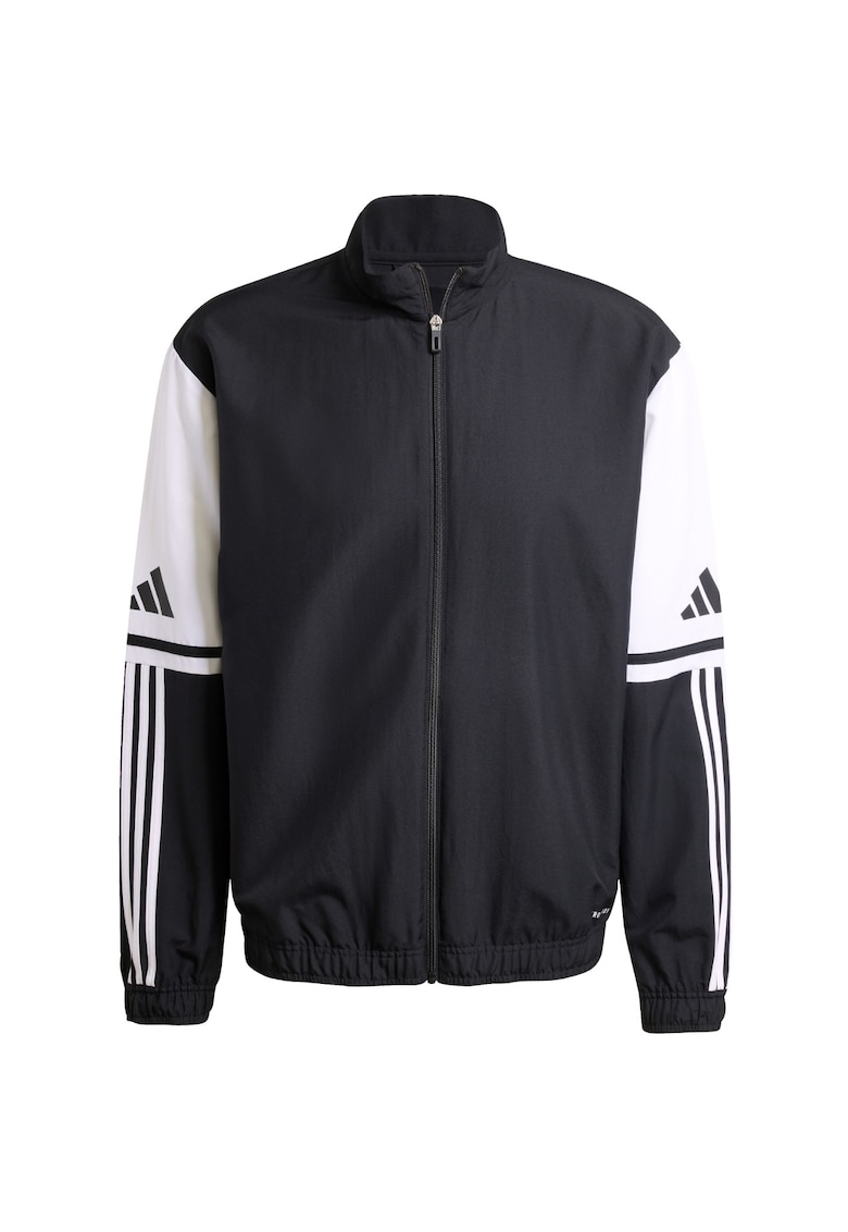 Hanorac sport barbati Squadra 25 Presentation - negru - poliester - cu fermoar si buzunare laterale